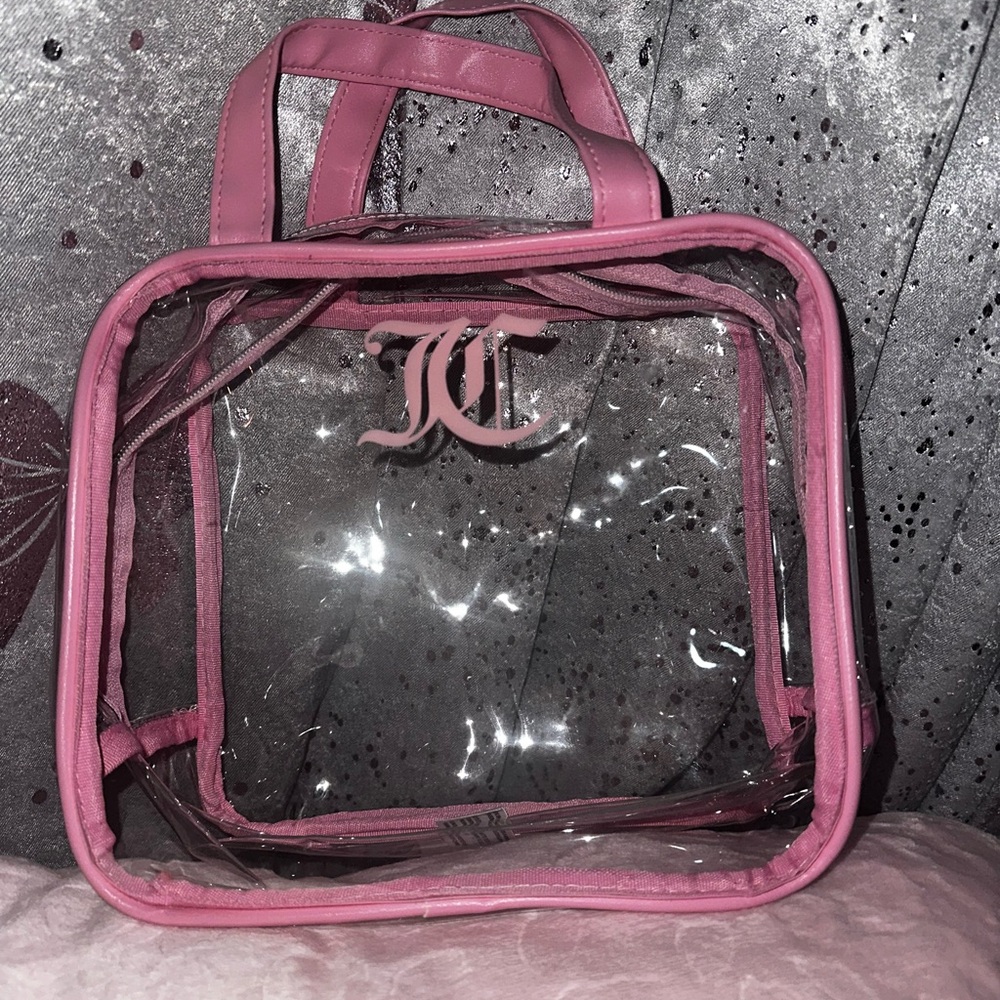 Juicy Couture pink 3 piece nested makeup bag set - Picture 5 of 5
